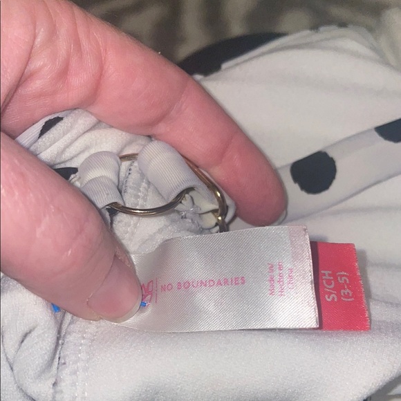 Polka Dot and Striped Swimsuit - Picture 3 of 3